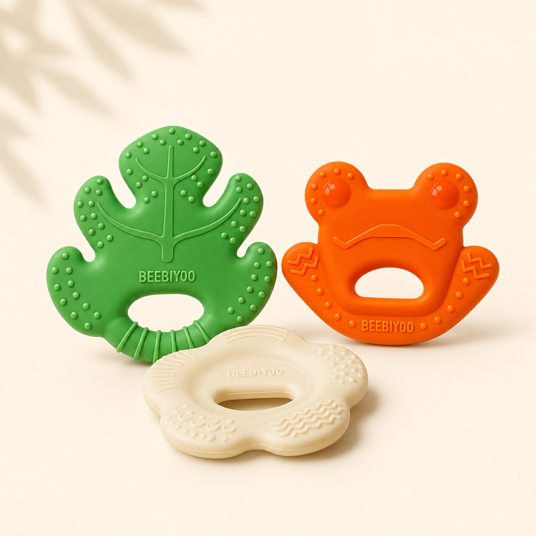 BEEBIYOO Silicone Teether Duo