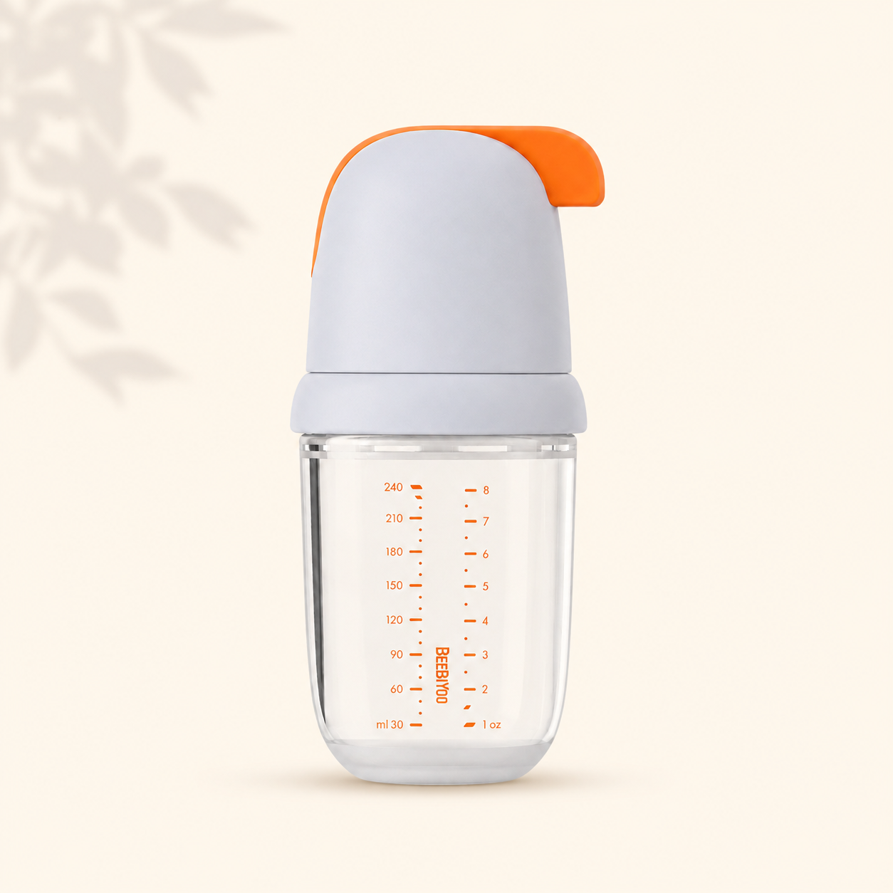 Botol Bayi Silikon Ultra Jernih Dan Lembut BEEBIYOO - 210ml
