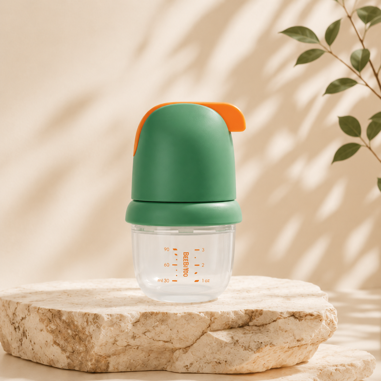 Botol Bayi Silikon Ultra Jernih Dan Lembut BEEBIYOO - 90ml