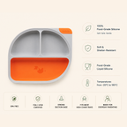 BEEBIYOO Silicone Munch Mate Suction Plate