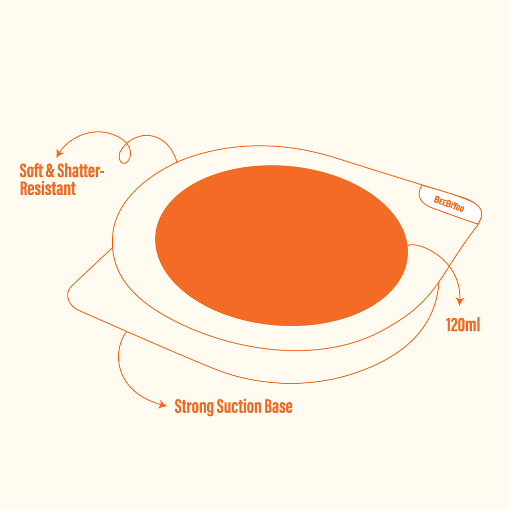 BEEBIYOO Silicone Nibble Nest Suction Plate