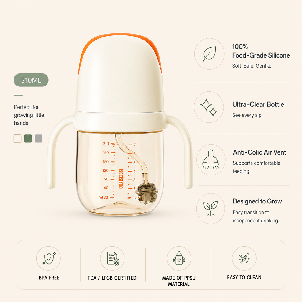 BEEBIYOO PPSU Tumbly Grip Cup - 210ml