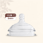 BEEBIYOO NatureLatch Silicone Nipple - Y Flow