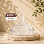 BEEBIYOO NatureLatch Silicone Nipple - Y Flow