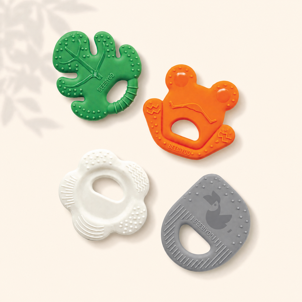 BEEBIYOO Silicone Teether Duo