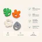 BEEBIYOO Silicone Teether Duo