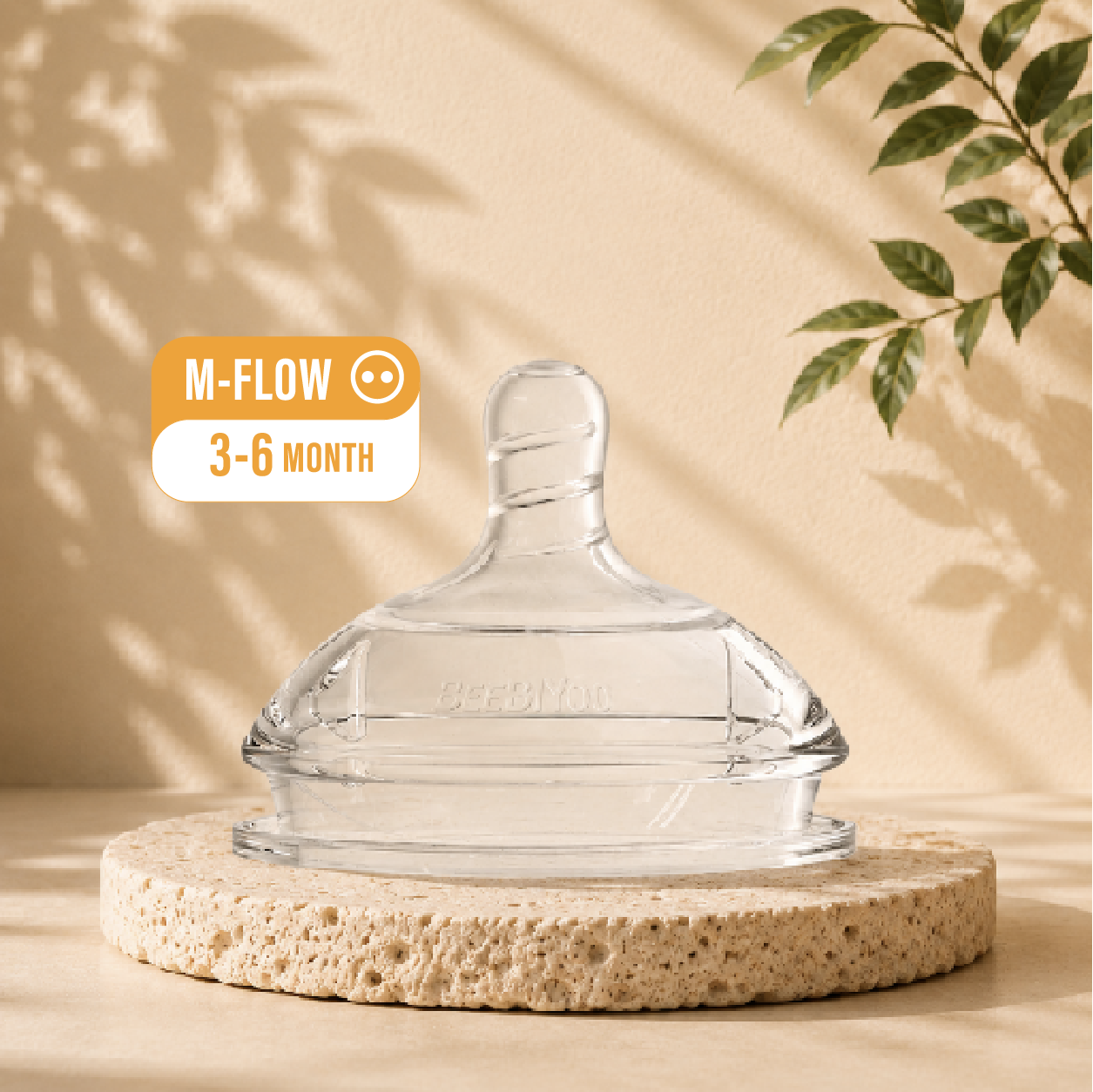 Puting Silikon NatureLatch BEEBIYOO – Aliran M