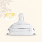 BEEBIYOO NatureLatch硅胶奶嘴 - S码流量